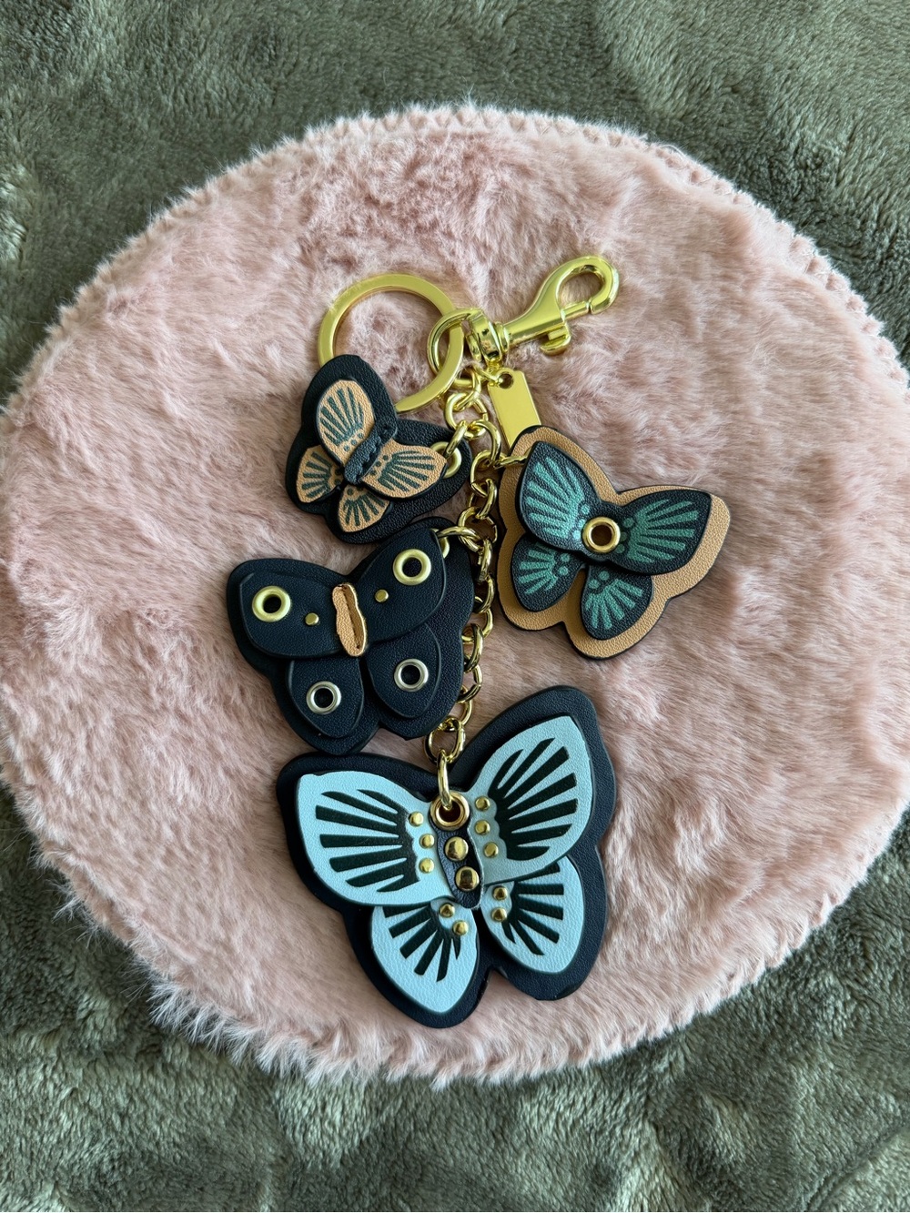 Colourful Butterflies Bag Charm